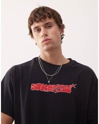 Weekday - – kastiges t-shirt - Lyst