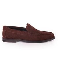 OFF THE HOOK - Ronan Suede Leather Penny Loafers - Lyst