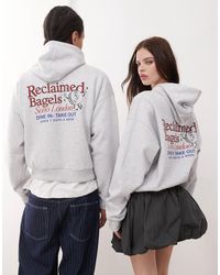 Reclaimed (vintage) - – kastiger unisex-kapuzenpullover - Lyst