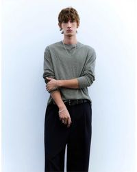 Pull&Bear - Long Sleeve Striped T-shirt - Lyst