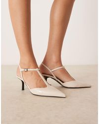 Glamorous - Slingback Pointed Heeled Shoes - Lyst