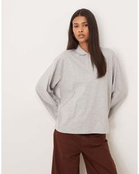 JJXX - Long Sleeve Polo Top - Lyst