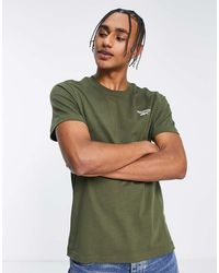 Reebok - T-Shirt Met Klein Logo - Lyst