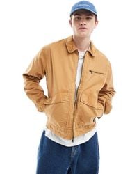 Timberland - Washed Canvas Zip Jacket - Lyst