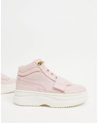 ladies puma high top sneakers