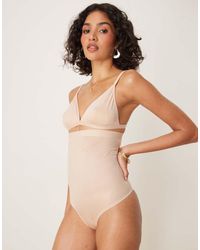 Spanx - Shape Invisible High-waisted Thong - Lyst