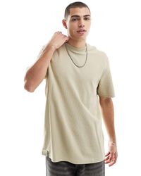 Threadbare - Camiseta Color Piedra Extragrande De -Beis - Lyst