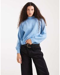 Vero Moda - Slouchy High Neck Jumper - Lyst