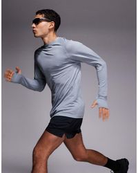 4505 - Seamless Lightweight Mesh Quick Dry Relaxed Long Sleeve Running T-shirt - Lyst