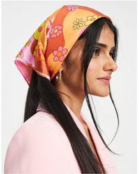 ASOS - Polysatin Medium Headscarf - Lyst