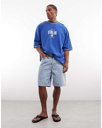ASOS - Oversized T-shirt With Italy Football Graphic - Lyst