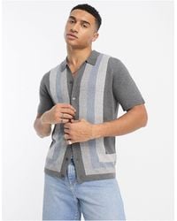 Abercrombie & Fitch - – polohemd aus em strick mit modernem, klassischem muster und knopfleiste - Lyst