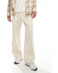 ADPT - Wide Fit Pull On Cargo Pants - Lyst