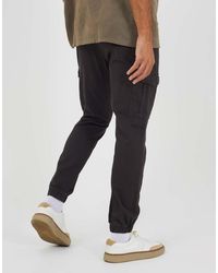 Brave Soul - Cotton Twill Cargo Trousers - Lyst