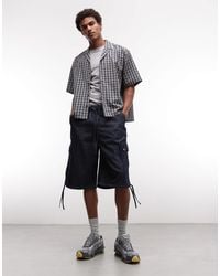 Collusion - Chambray Cargo Short - Lyst