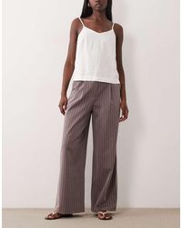 Miss Selfridge - Pinstripe Trouser - Lyst