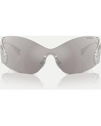 Swarovski - – irregular – sonnenbrille - Lyst