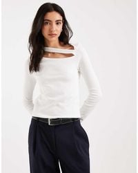 Mango - Teen Cut Out Long Sleeve Top - Lyst