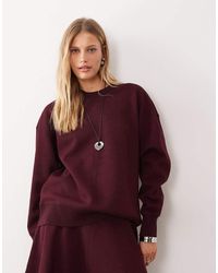 ARKET - Co-Ord Double-Faced Wool Rich Sweatshirt - Lyst