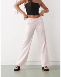 Collusion - 90s Low Rise Relaxed Trouser With Linen - Lyst