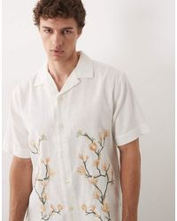 Abercrombie & Fitch - Boxy Emboidered Short Sleeve Shirt - Lyst