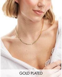 Rachel Jackson - – halskette mit 22-karätiger vergoldung und sonnenschliff, inkl. geschenkschachtel - Lyst