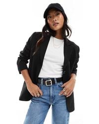 Miss Selfridge - Oversized Single Breasted Blazer - Lyst