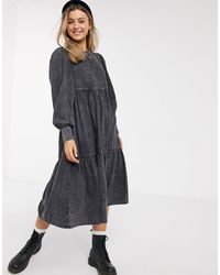 denim dress pull and bear