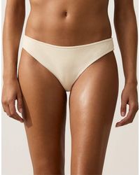 Oysho - Crinkle Classic Bikini Briefs - Lyst