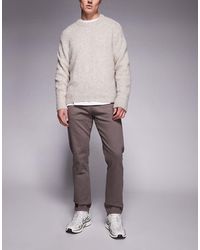 River Island - Slim Fit Washed Jeans - Lyst