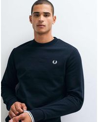 Fred Perry - Sweater Met Ronde Hals - Lyst