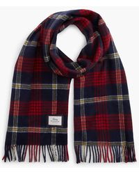 Tommy Hilfiger - Pure Wool Jacquard Check Scarf - Lyst