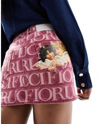 Fiorucci - Micro Mini Skirt - Lyst