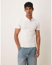 ASOS - – körperbetontes basic-polohemd aus pikee - Lyst