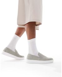Brave Soul - Faux Suede Loafers - Lyst