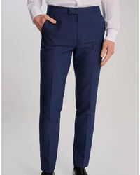 Harry Brown - Archie Melange Slim Fit Suit Trousers - Lyst