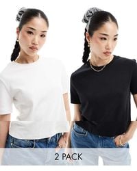 Bershka - Oversized T-shirt 2 Pack - Lyst