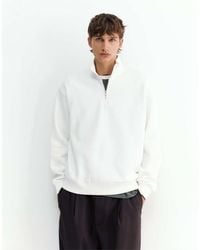 Pull&Bear - Quarter-zip Sweatshirt - Lyst