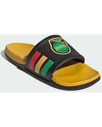 adidas Originals - Adilette Comfort 2.0 Jamaica Slides - Lyst