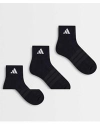 adidas Originals - Adidas Running Essentials 3 Pack Trainer Socks - Lyst