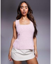 River Island - Boucle Vest - Lyst