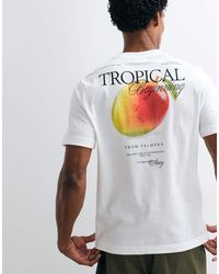 Mango - Graphic T-shirt - Lyst