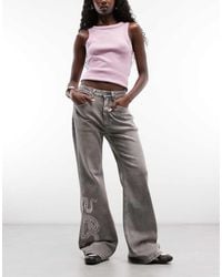 Ed Hardy - Twisted Serpent Flared Jeans - Lyst