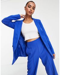 Pieces - Tailored Oversized Blazer Co-ord - Lyst