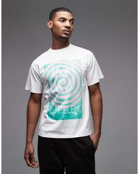 No Problemo - T-Shirt Van Katoen Met Spiraalprint Op De Voorkant - Lyst