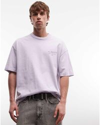 AllSaints - Xander Short Sleeve Logo T-shirt - Lyst