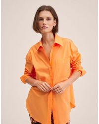 Camisas Mango de mujer | Rebajas en línea, hasta el 70 % de descuento | Lyst