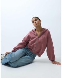 Wrangler - Oversized Zip Up - Lyst