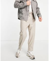Peanuts - Bomber college color cuoio e écruBershka in Cotone da Uomo colore  Neutro | Lyst