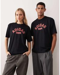 adidas Originals - Collegiate Logo T-shirt - Lyst